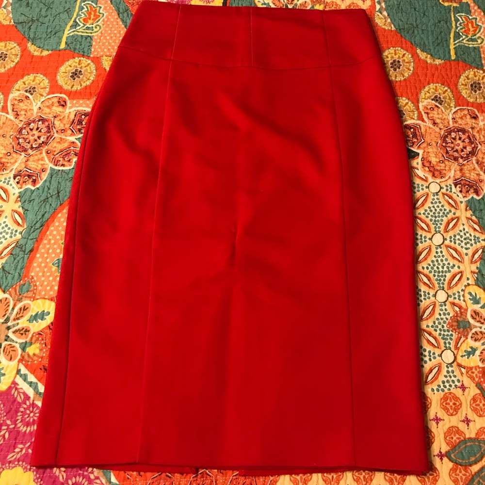 COPY - Express Red Pencil Skirt